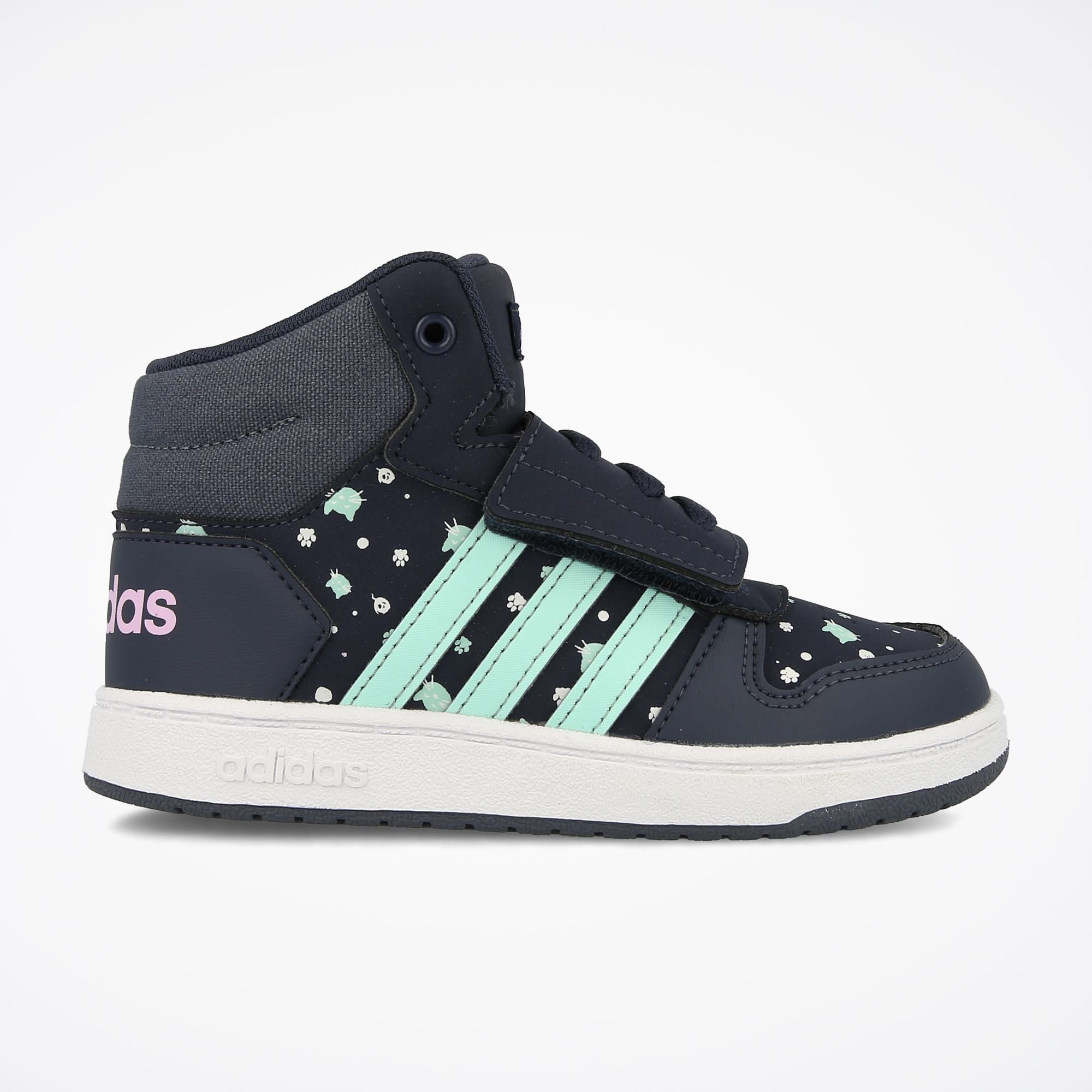adidas Hoops 2.0 Mid Azul Tenis Infantil Bota