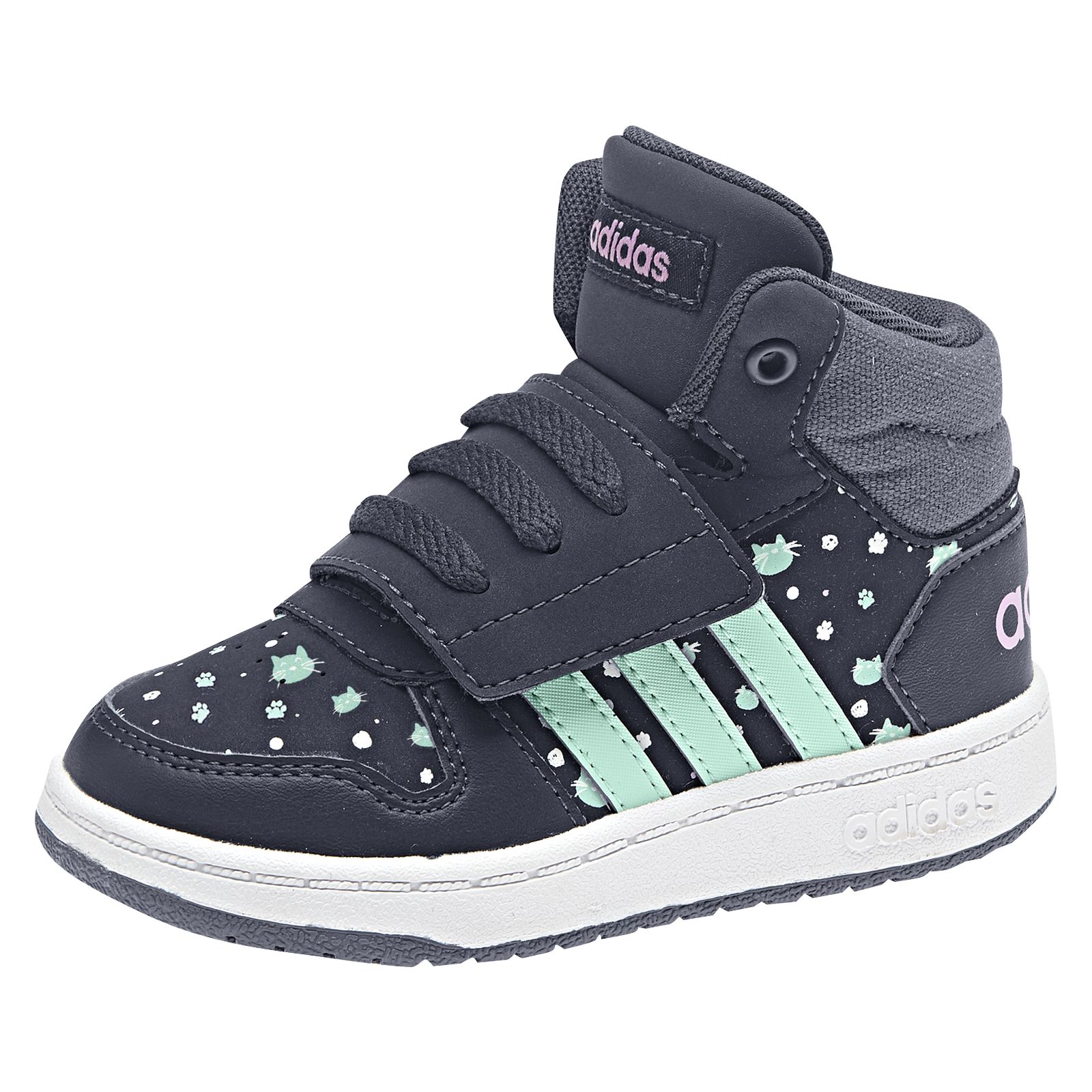 adidas Hoops 2.0 Mid Azul Tenis Infantil Bota