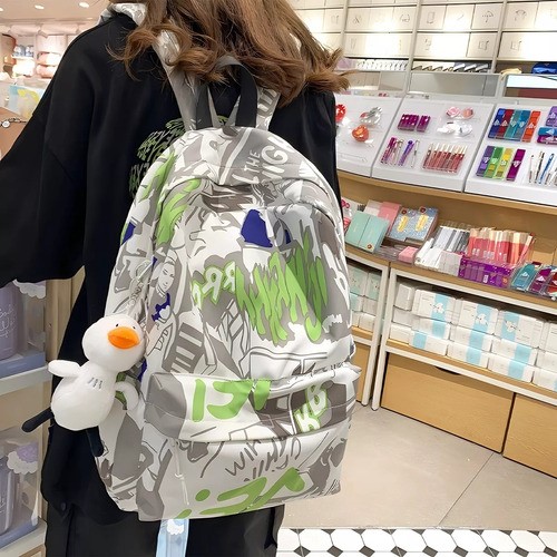 Mochilas Impermeables Escolares De Viaje, Nuevas Mochilas Casuales Para Portátil De Graffiti, Mochila Juvenil Deportiva Moda 