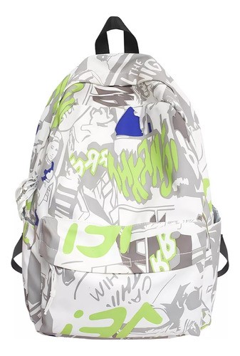 Mochilas Impermeables Escolares De Viaje, Nuevas Mochilas Casuales Para Portátil De Graffiti, Mochila Juvenil Deportiva Moda 