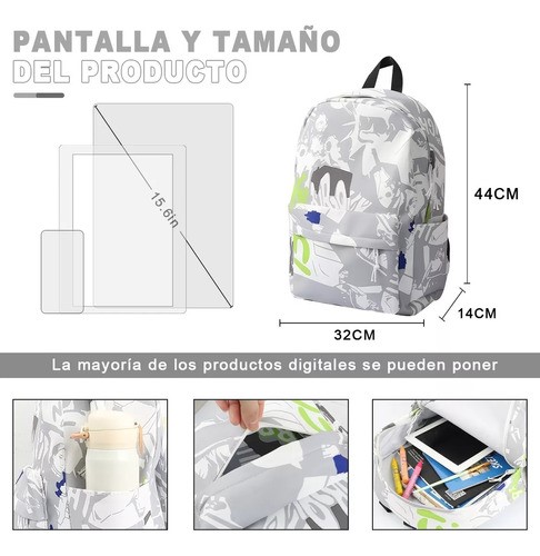 Mochilas Impermeables Escolares De Viaje, Nuevas Mochilas Casuales Para Portátil De Graffiti, Mochila Juvenil Deportiva Moda 