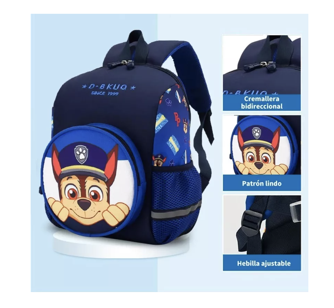 Mochila Escolar Preescolar Niño Niña Kawaii Mochila Infantil Paw Patrol T