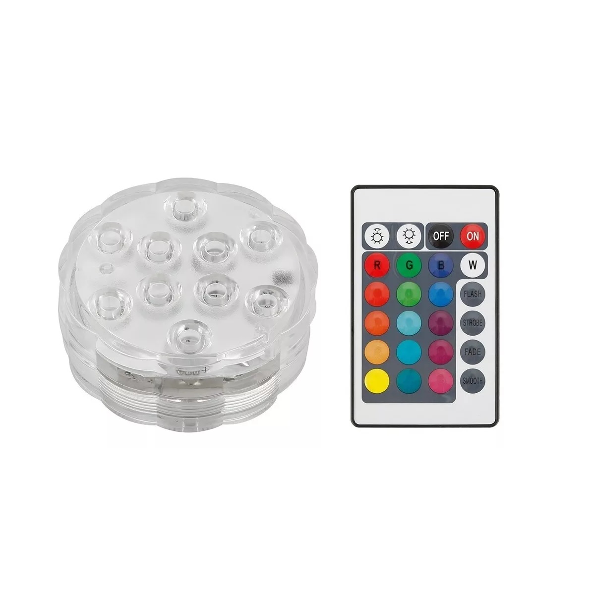 Set Luz Led Rgb Sumergible Para Alberca, 4 Pieza