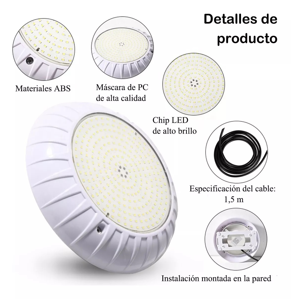 Luz Led Piscina Lampara Para Alberca 12v 18w