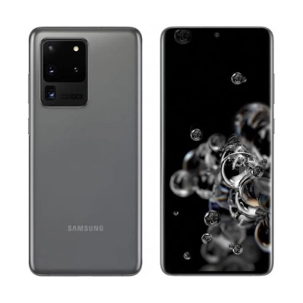 Samsung Galaxy S20 Ultra color Gris 256GB Reacondicionado mas Cubo de Carga Rápida de regalo