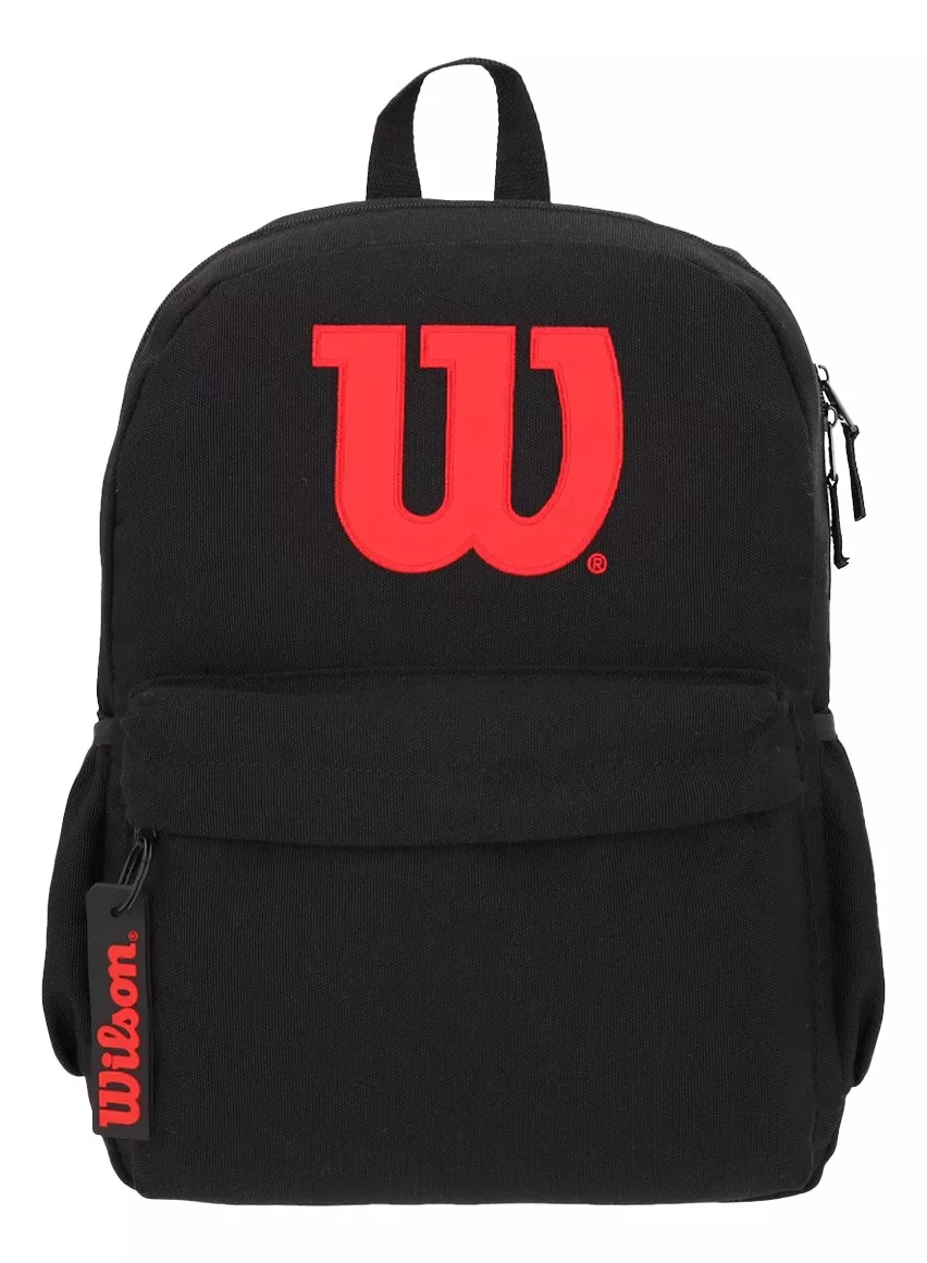 M Mochila Negra Wilson Urbana Escolar Original Reforzada