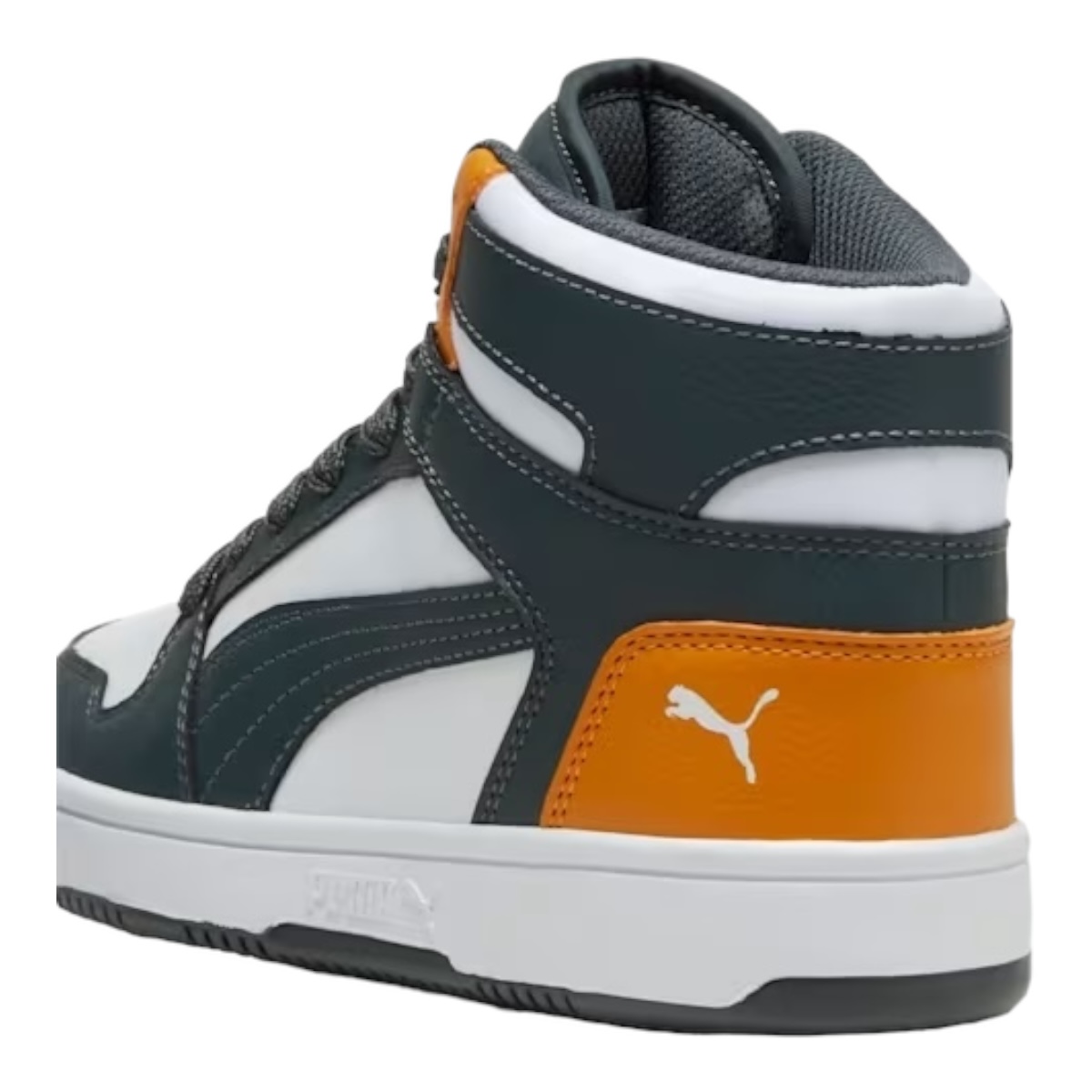 Tenis Puma Rebound Junior Layup De Bota Gris 100% Original