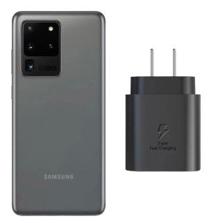 Samsung Galaxy S20 Ultra color Gris 256GB Reacondicionado mas Cubo de Carga Rápida de regalo
