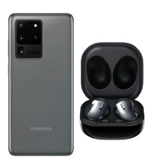 Samsung Galaxy S20 Ultra color Gris 256GB Reacondicionado mas Audífonos Inalámbricos de regalo