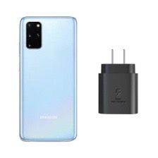 Samsung Galaxy S20 Plus 256GB Azul Reacondicionado Snapdragon + cubo carga rapida 
