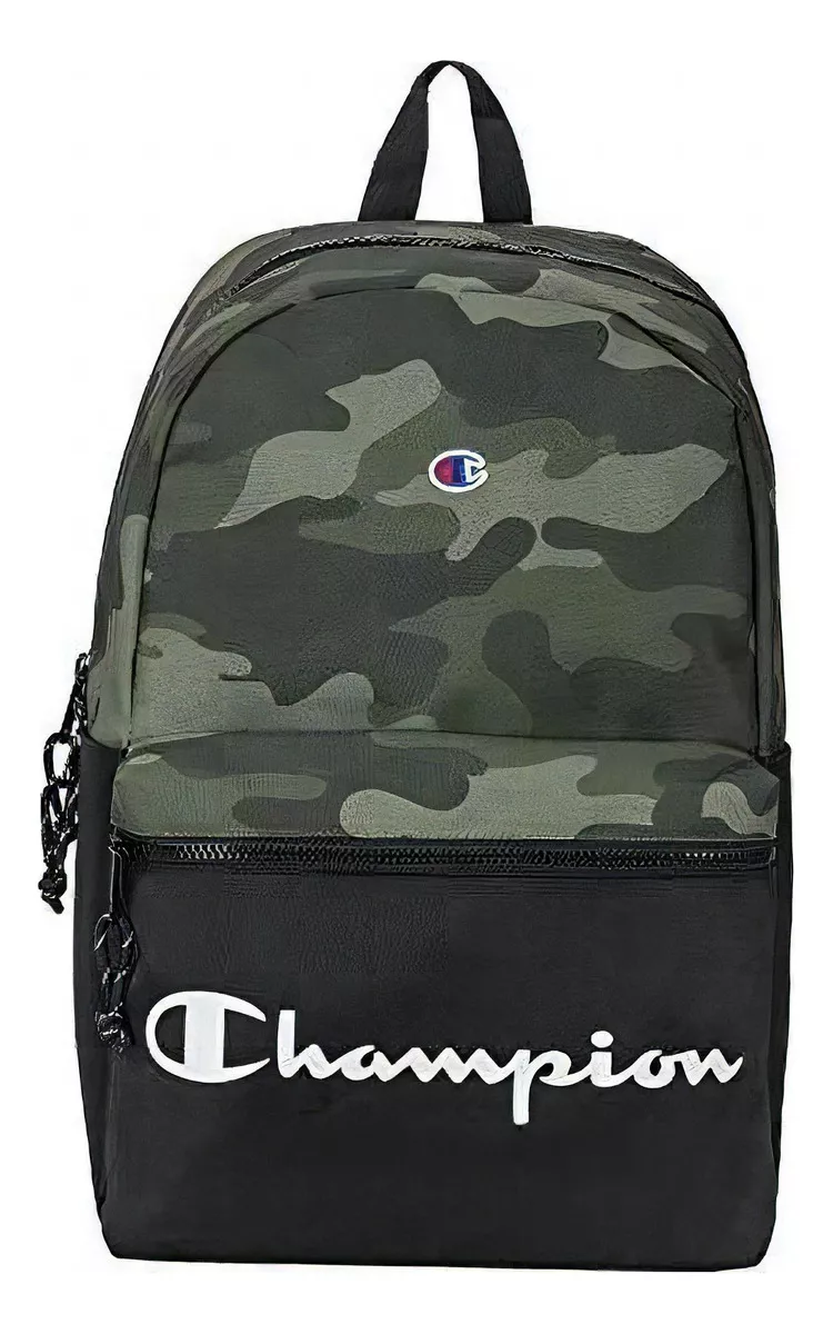 M Mochila Champion  Color Verde Camo