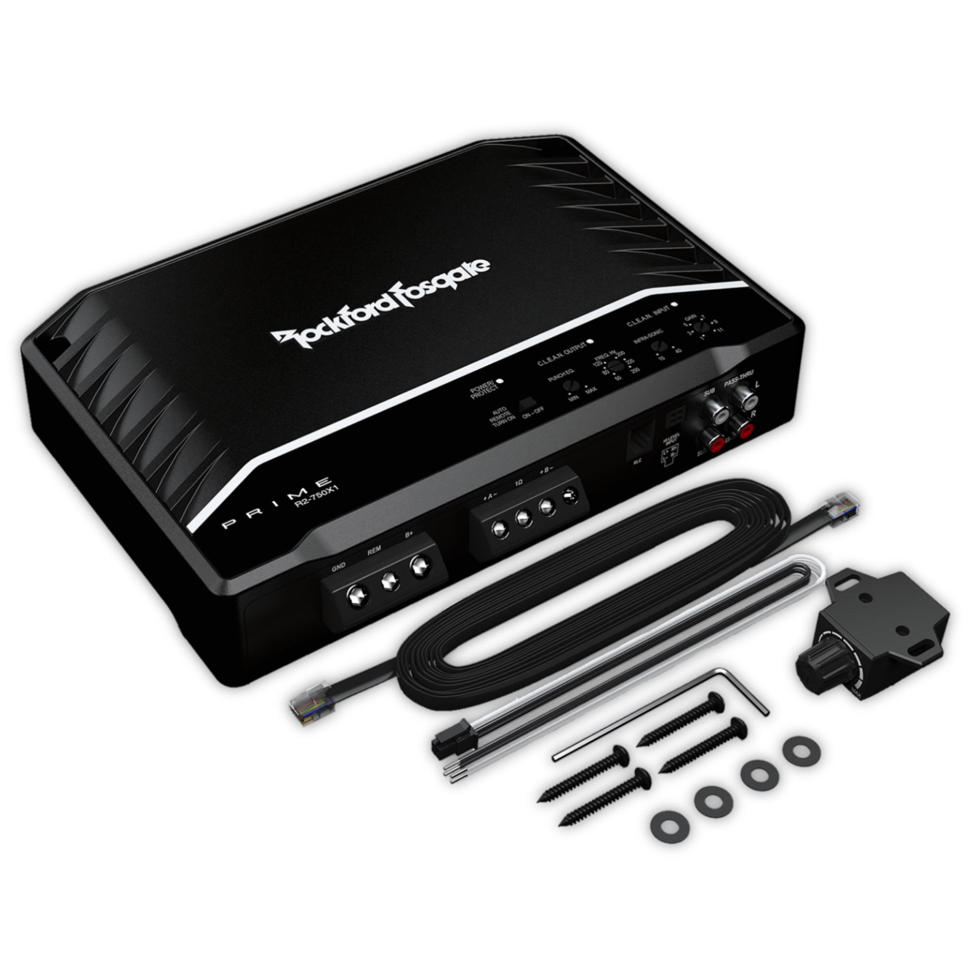 Amplificador Mono Clase D Rockford Fosgate R2750X1 250 Watts