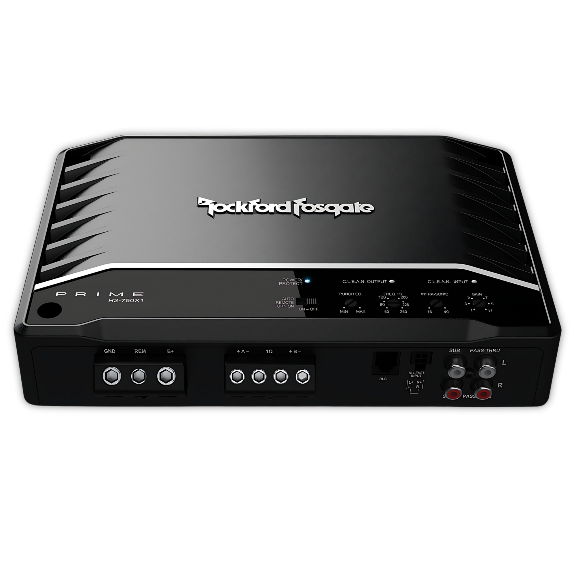 Amplificador Mono Clase D Rockford Fosgate R2750X1 250 Watts