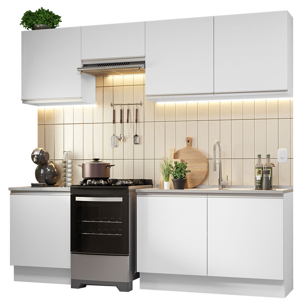 Cocina Integral Completa Modular Madesa Glamy 240cm BB 09