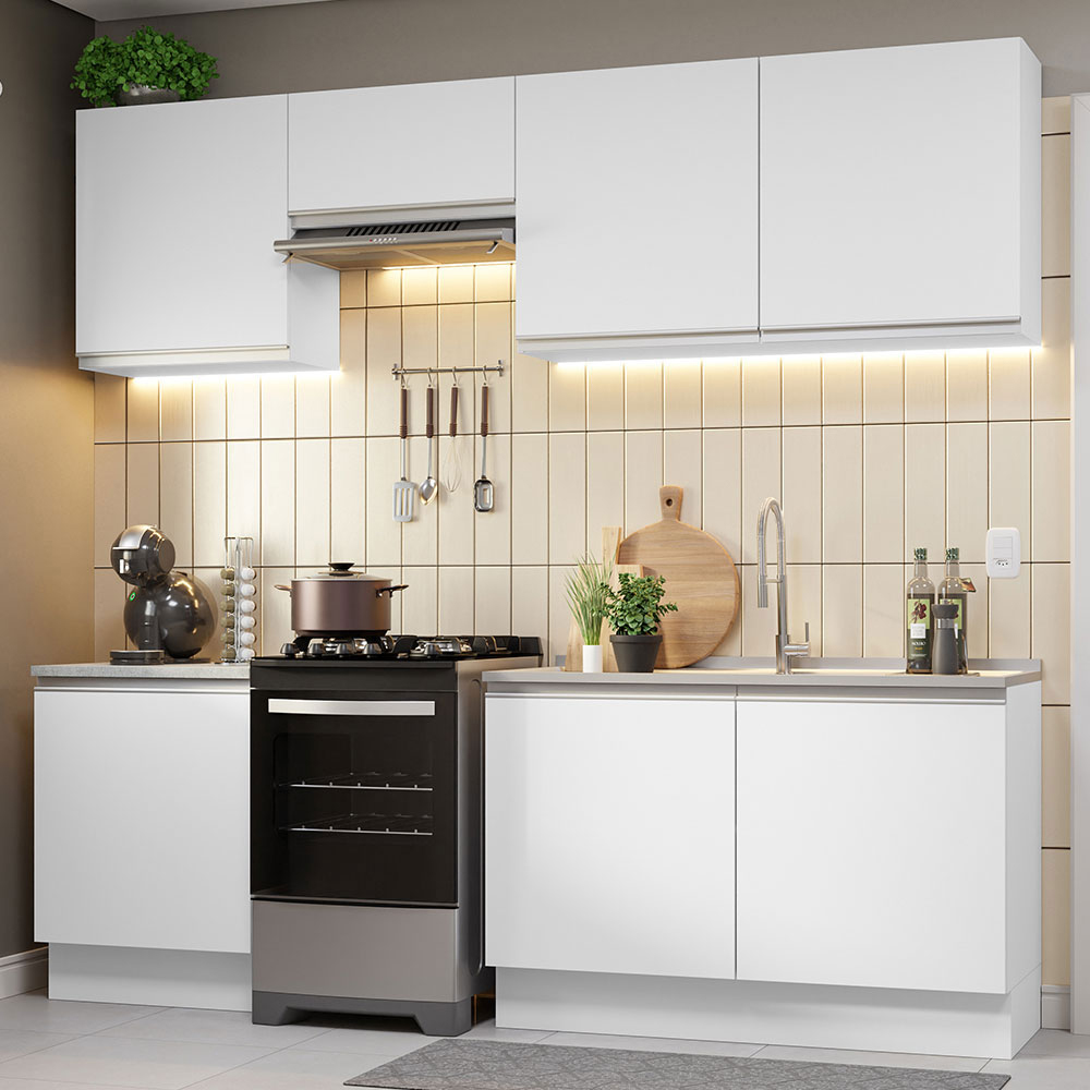 Cocina Integral Completa Modular Madesa Glamy 240cm BB 09