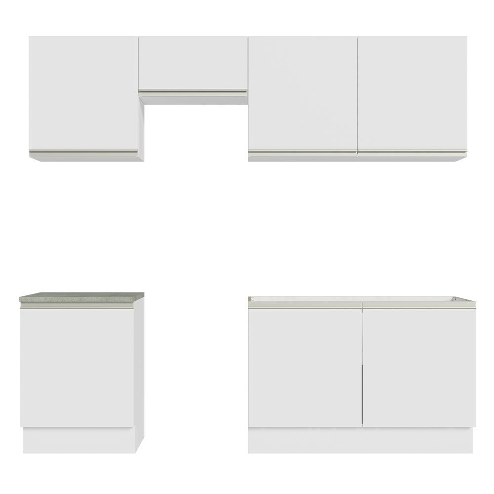 Cocina Integral Completa Modular Madesa Glamy 240cm BB 09