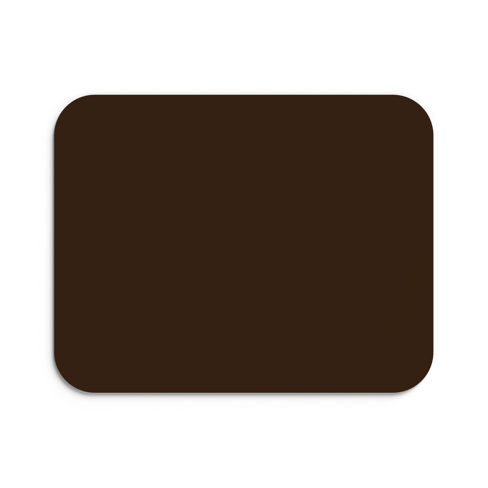 Mouse Pad de 22 * 18cm, Color Café Mouse Mat de Antideslizante Natural en Neopreno, Alfombrilla de Mouse para Juego Color Duradero de Textura