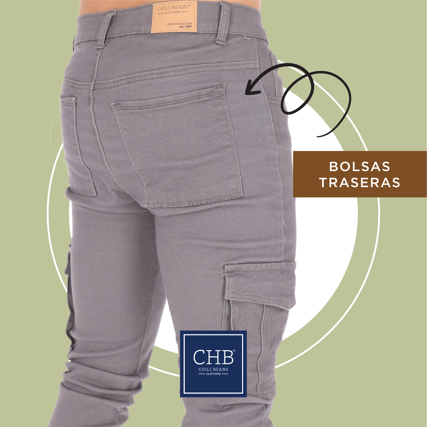 Pantalón Táctico Color Verde Militar Para Hombre Slim Fit Ajuste Cómodo