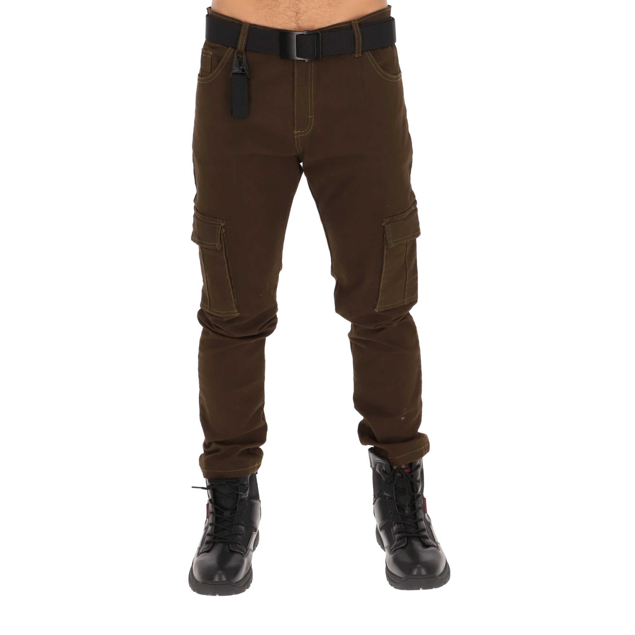 Pantalón Táctico Color Verde Militar Para Hombre Slim Fit Ajuste Cómodo