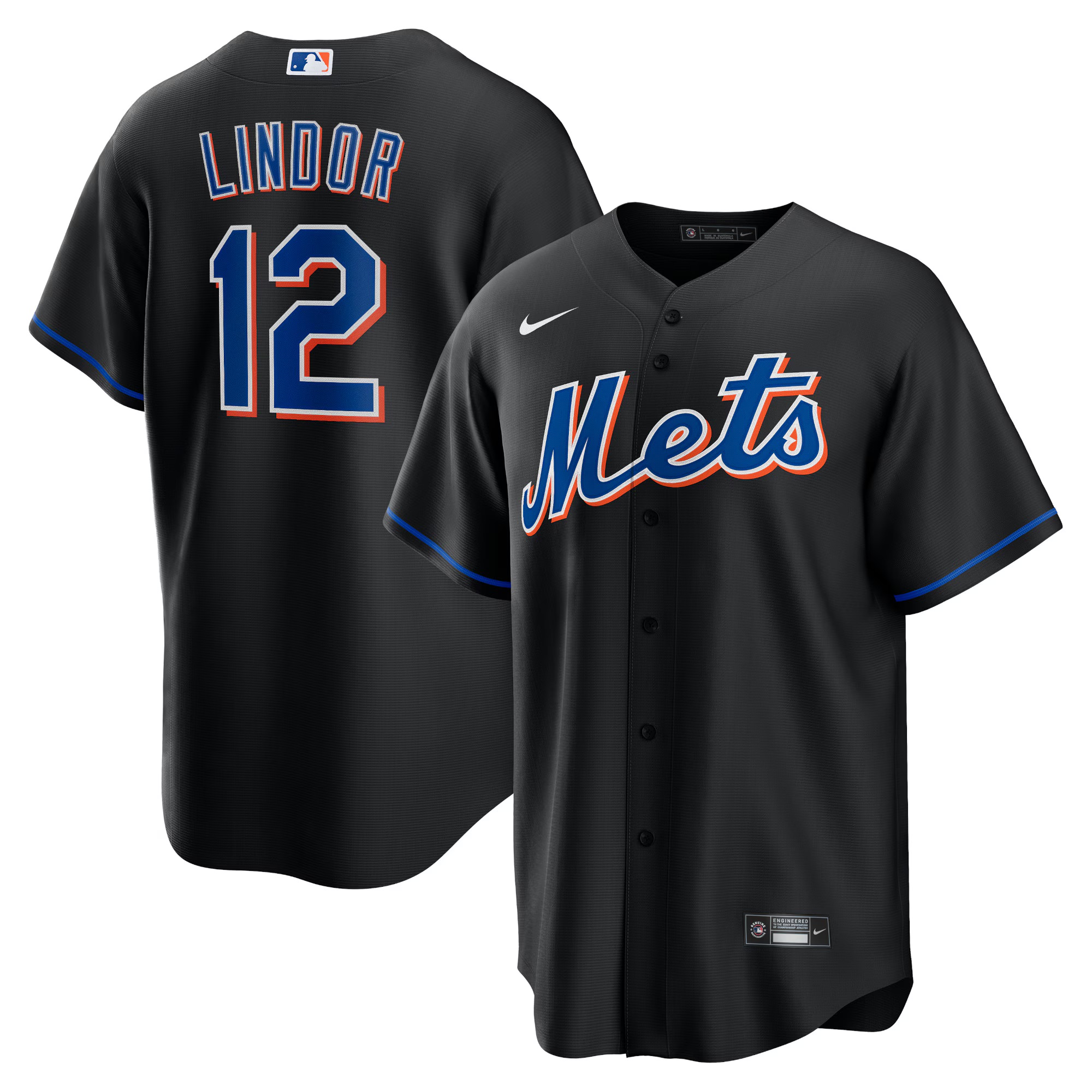  Jersey Original Nike Beisbol MLB Mets Nueva York alterno #12 T770-NMTA