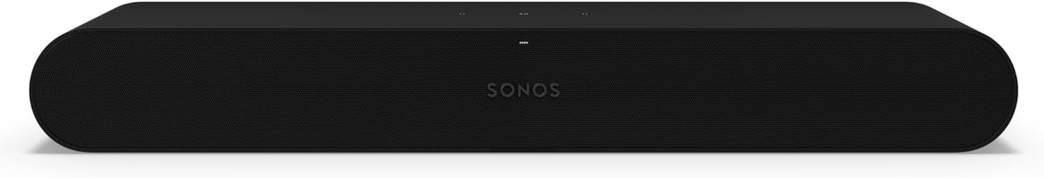 Sonos Ray Barra de Sonido Esencial para TV, Música y Videojuegos - Color Negro