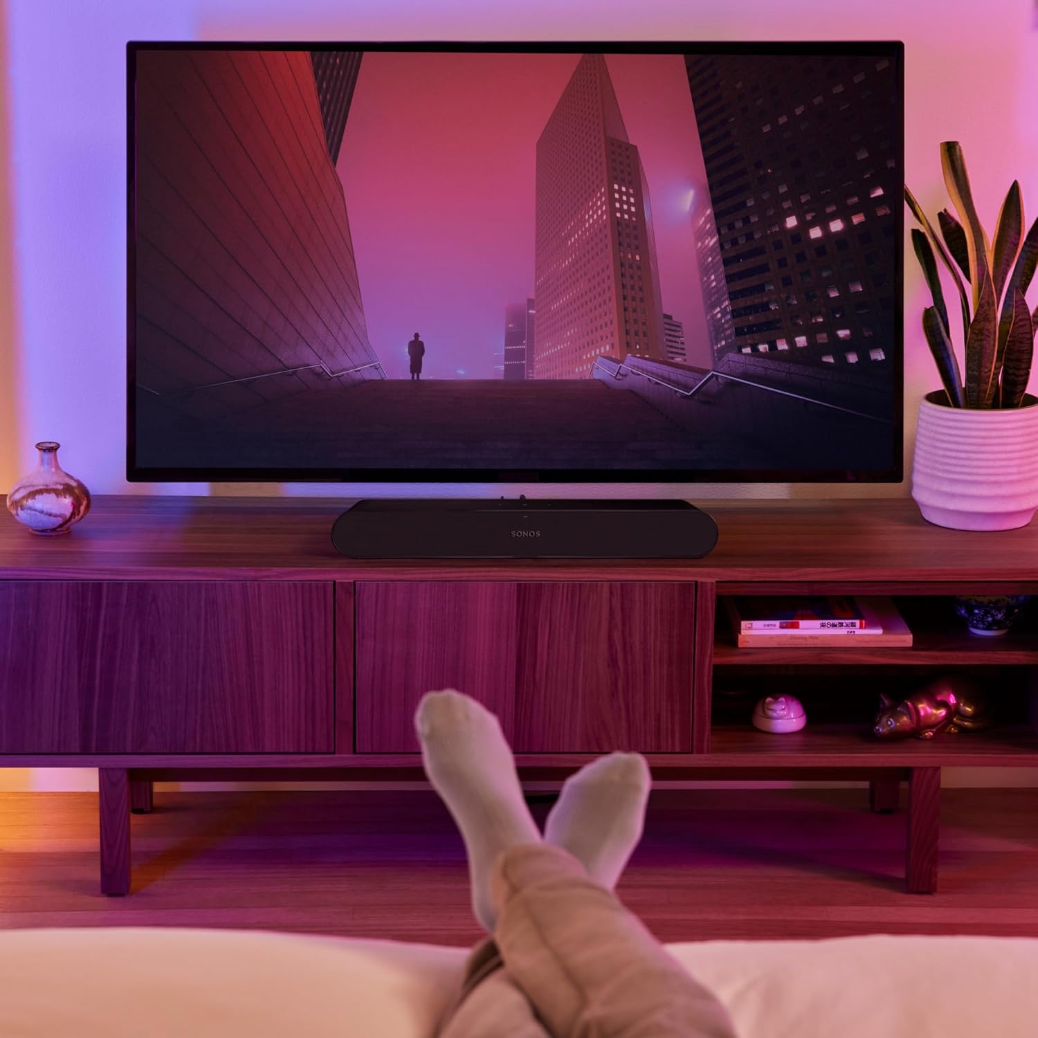 Sonos Ray Barra de Sonido Esencial para TV, Música y Videojuegos - Color Negro