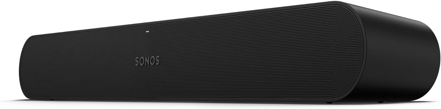 Sonos Ray Barra de Sonido Esencial para TV, Música y Videojuegos - Color Negro
