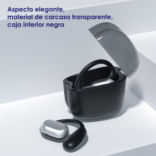 Audífonos Open-ear Bluetooth Negro Mvpsmart Con Micrófono