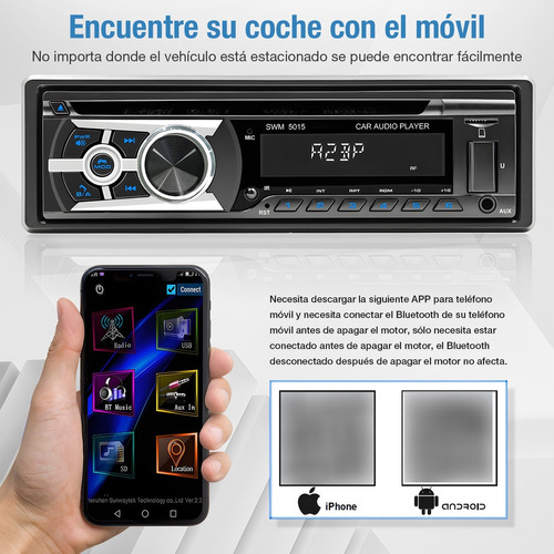 Auto Estereo Bluetooth Reproductor Dvd Cd Radio Para Carro