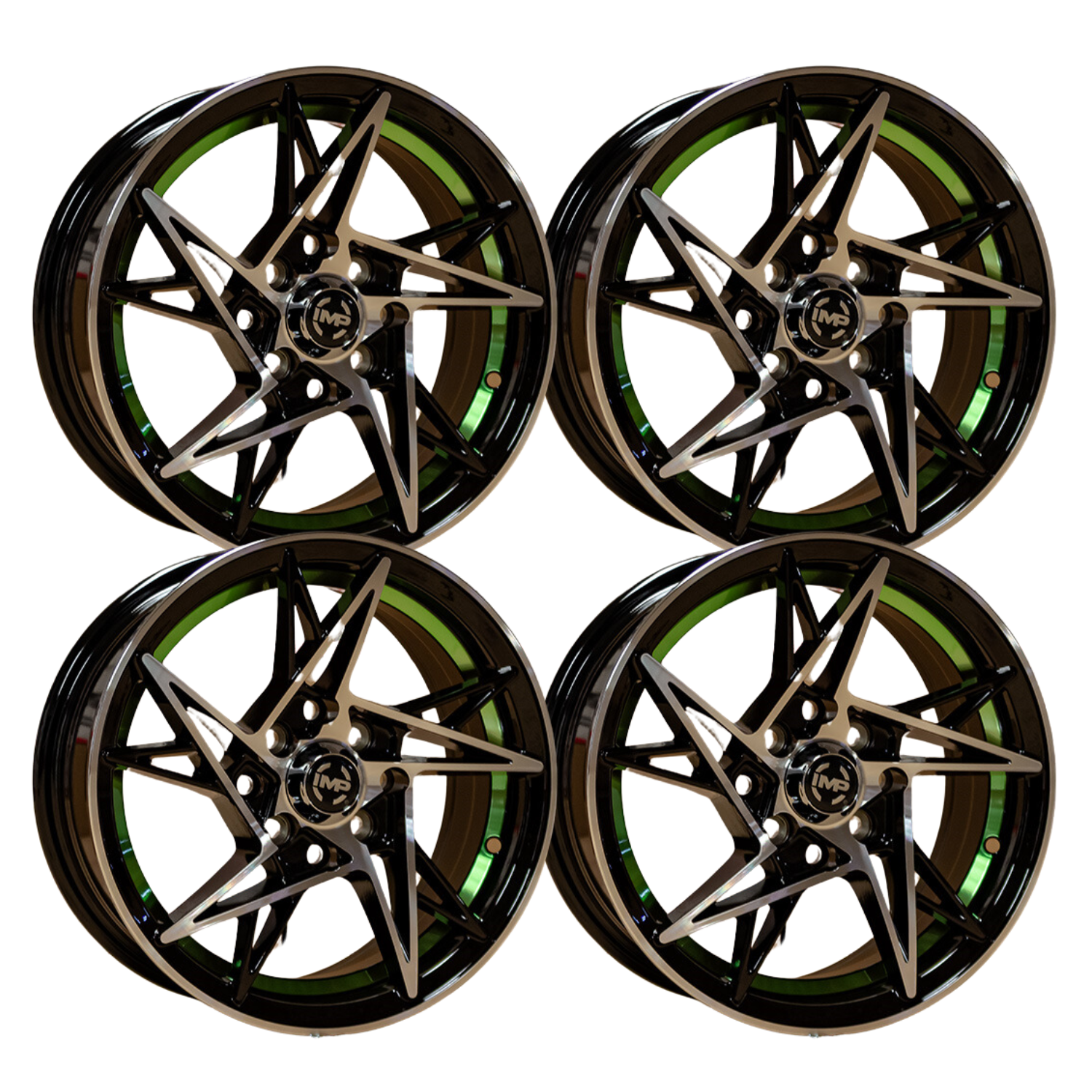 4 Rines 14 4x100/114.3 Aveo, Spark,March,Gol IMP WHEELS 