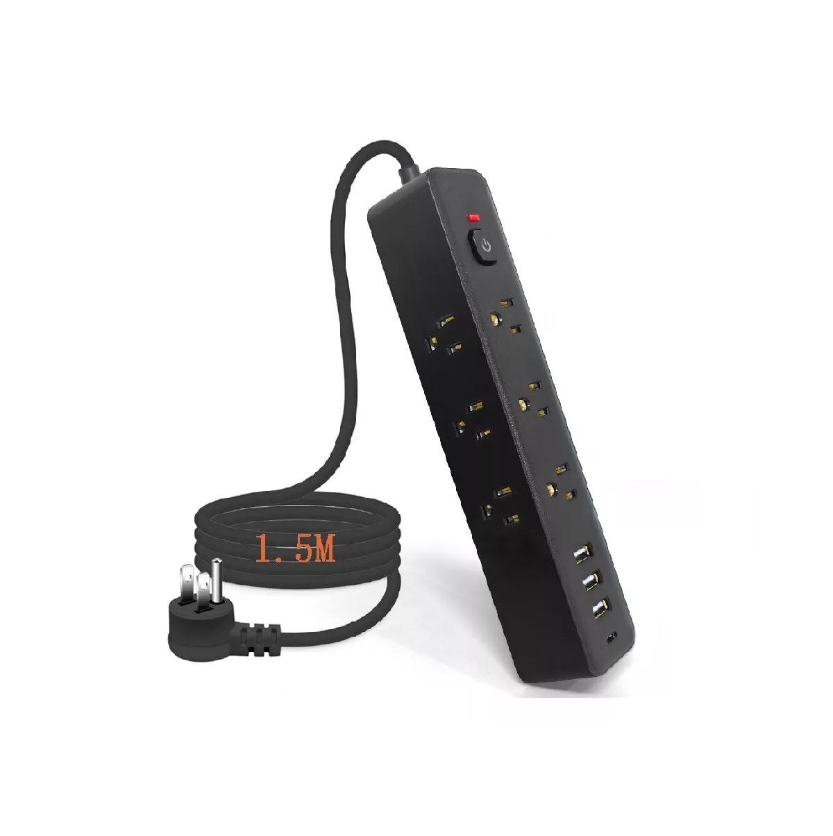 Multicontacto Con 9 Salidas Y 3 Puertos Usb + 1 Tipoc