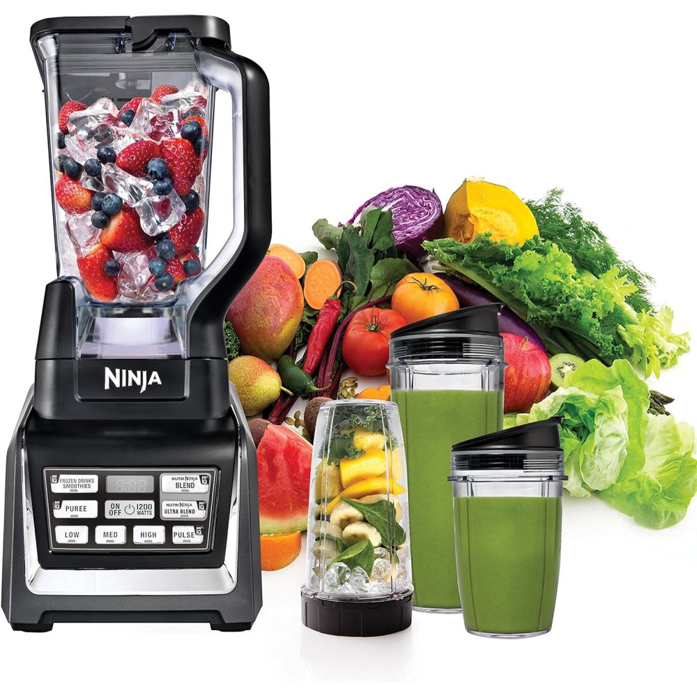 Licuadora Ninja Duo BL642 1200w 2 en 1 con 3 vasos - Cuchillas Pro Extractor Blade