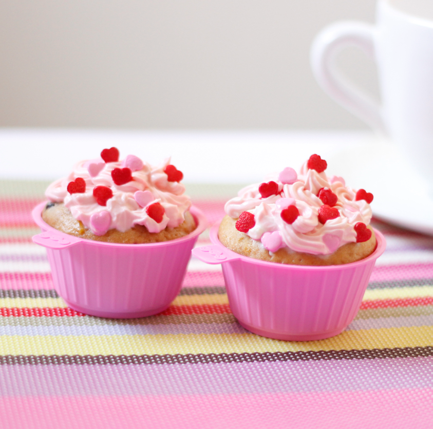 Molde Para Cupcakes Para 4 unidades 100% Silicón Platinum