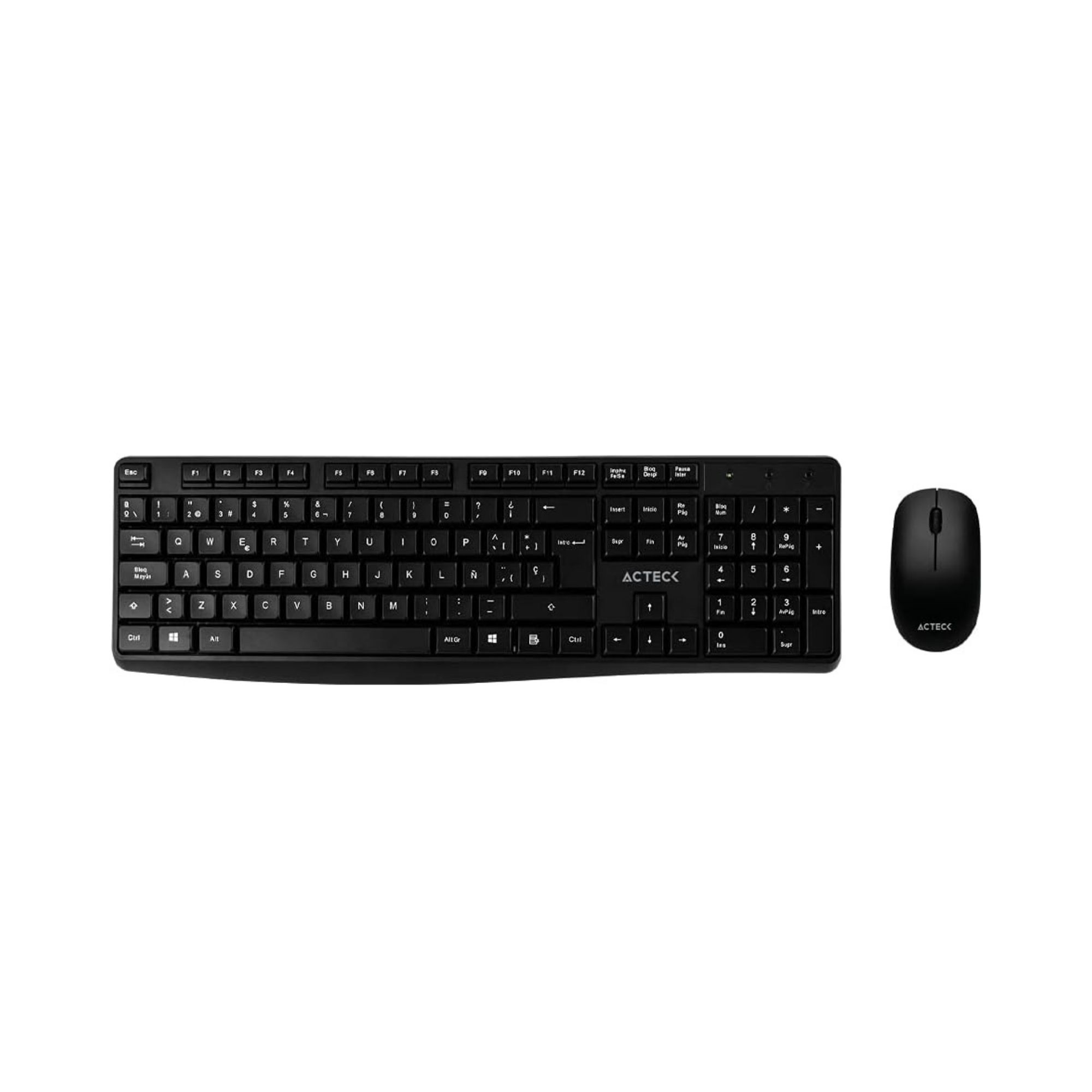 Kit de Teclado y Mouse Acteck Creator MK440, Inalámbrico, USB, Negro