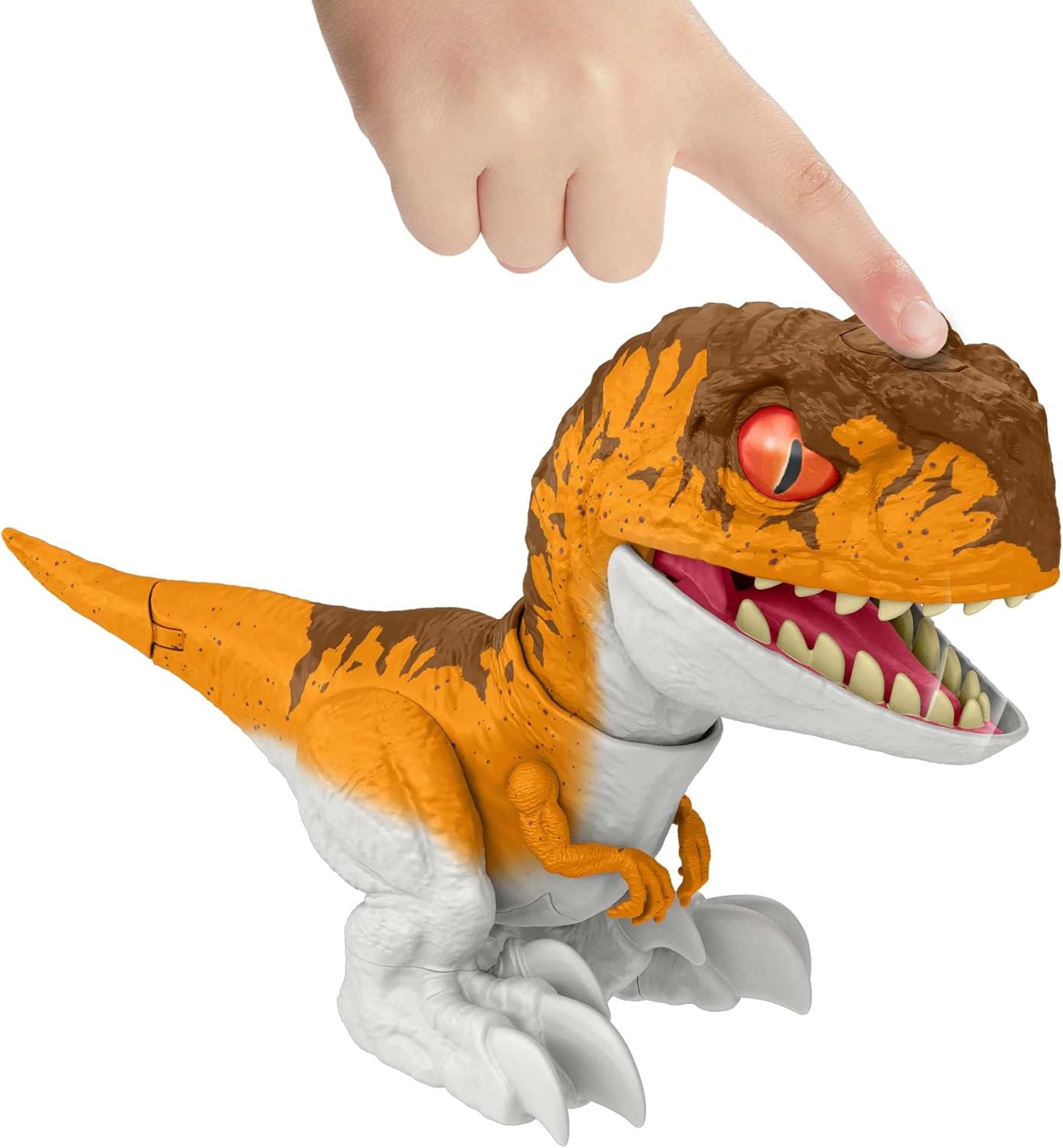 Jurassic World Dominion Uncaged Rowdy Roars Atrociraptor Tiger Interactivo