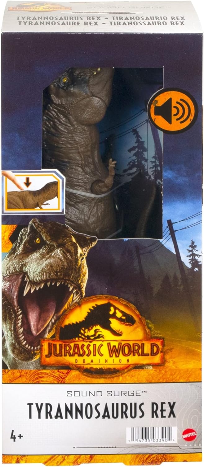 Figura Jurassic World T-Rex Sonidos Juguete Niños de 4 años en adelante