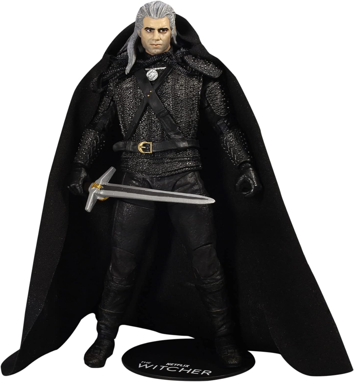 Figura The Witcher Netflix Geralt of Rivia con Accesorios