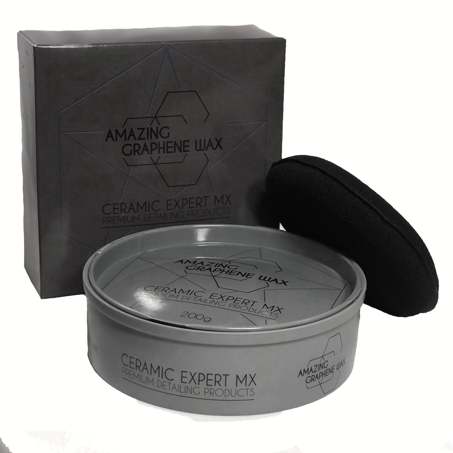 Cera Recubrimiento Cerámico para auto y moto,  Amazing Graphene Wax, efecto húmedo.