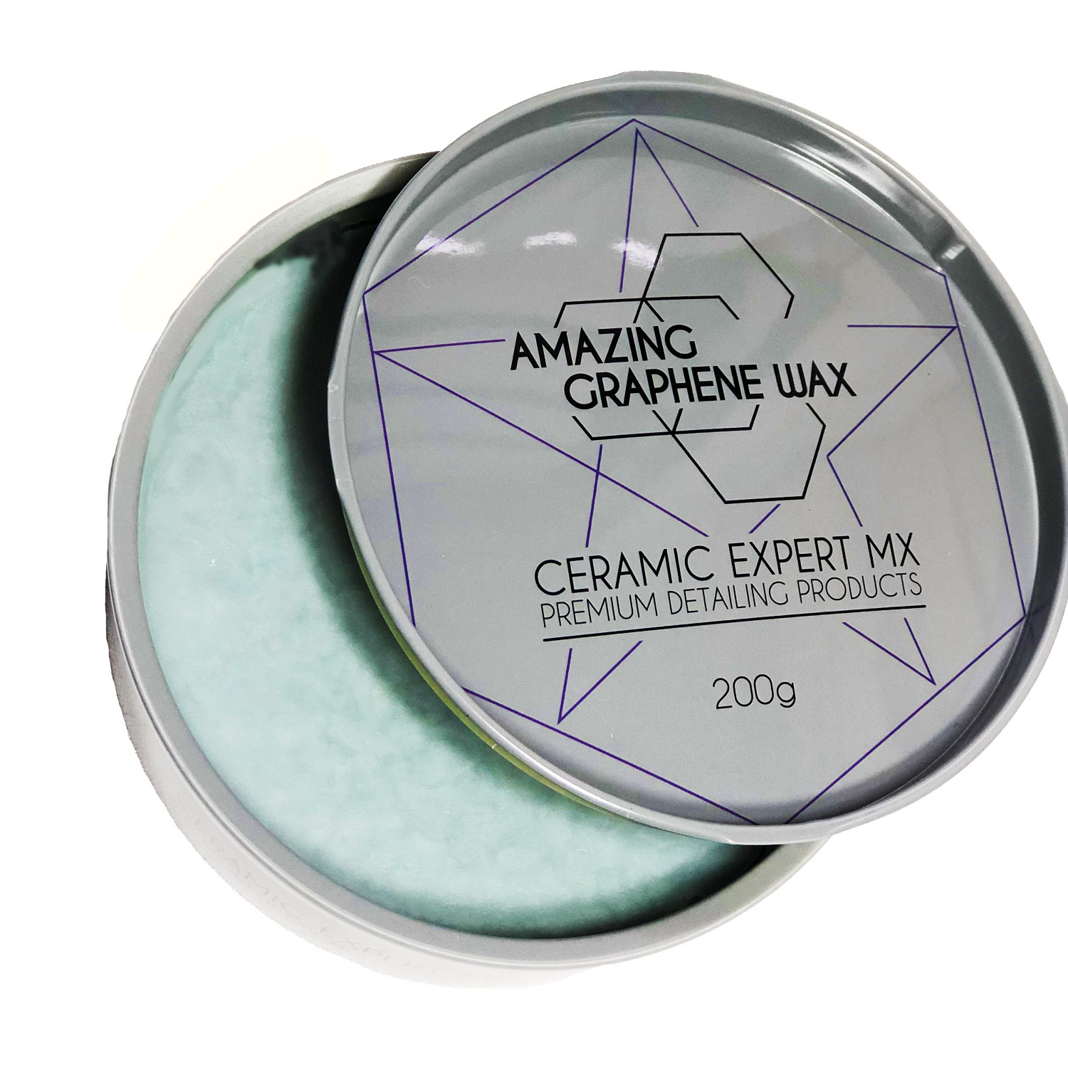 Cera Recubrimiento Cerámico para auto y moto,  Amazing Graphene Wax, efecto húmedo.