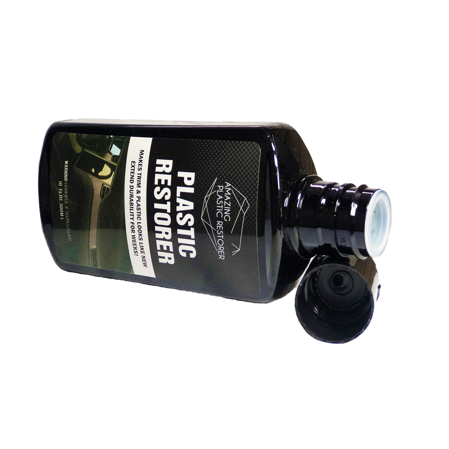 Cera Recubrimiento Cerámico para auto y moto Amazing Graphene Wax + Restaurador de plásticos