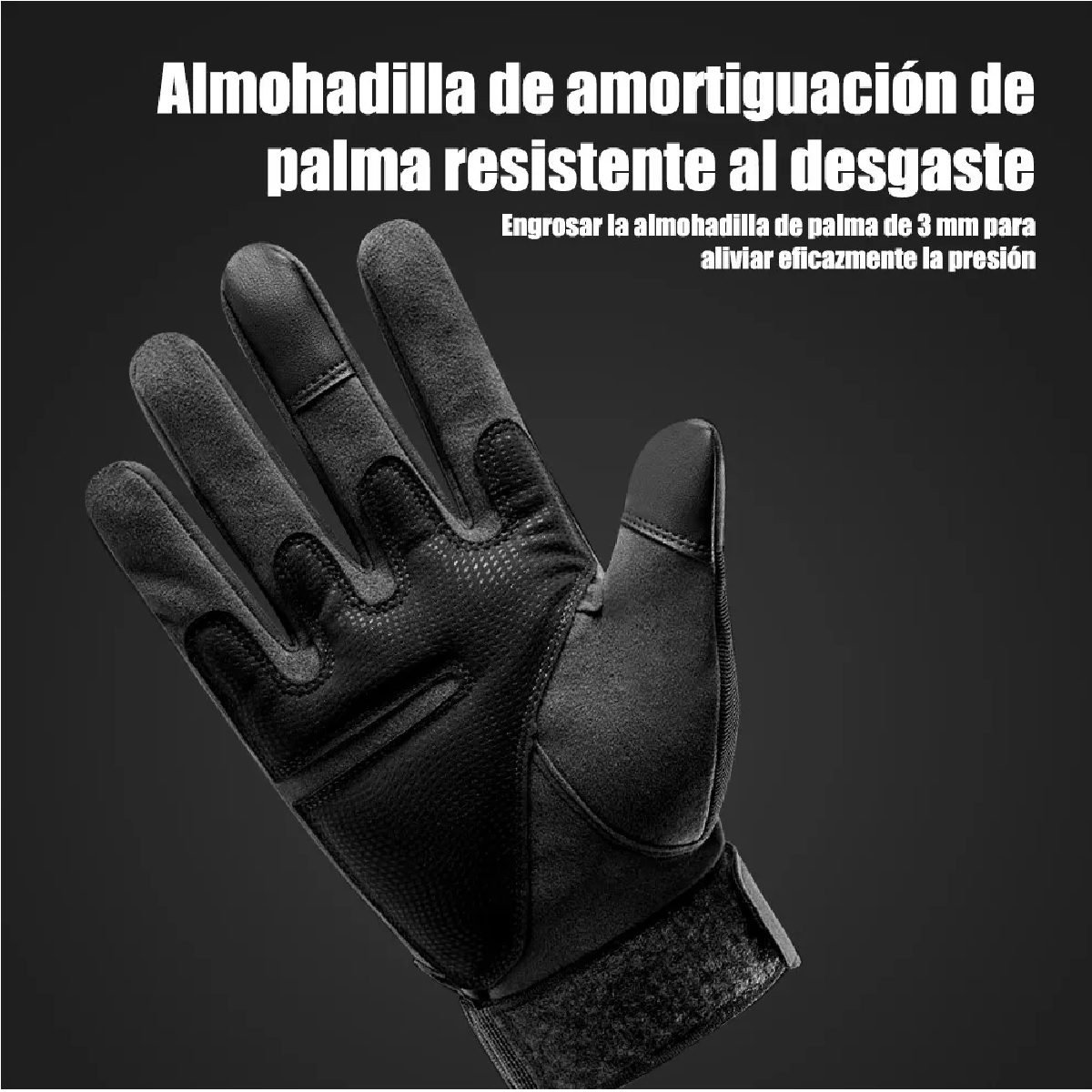 Guantes De Proteccion Anti Derrape Pantalla Táctil Talla L