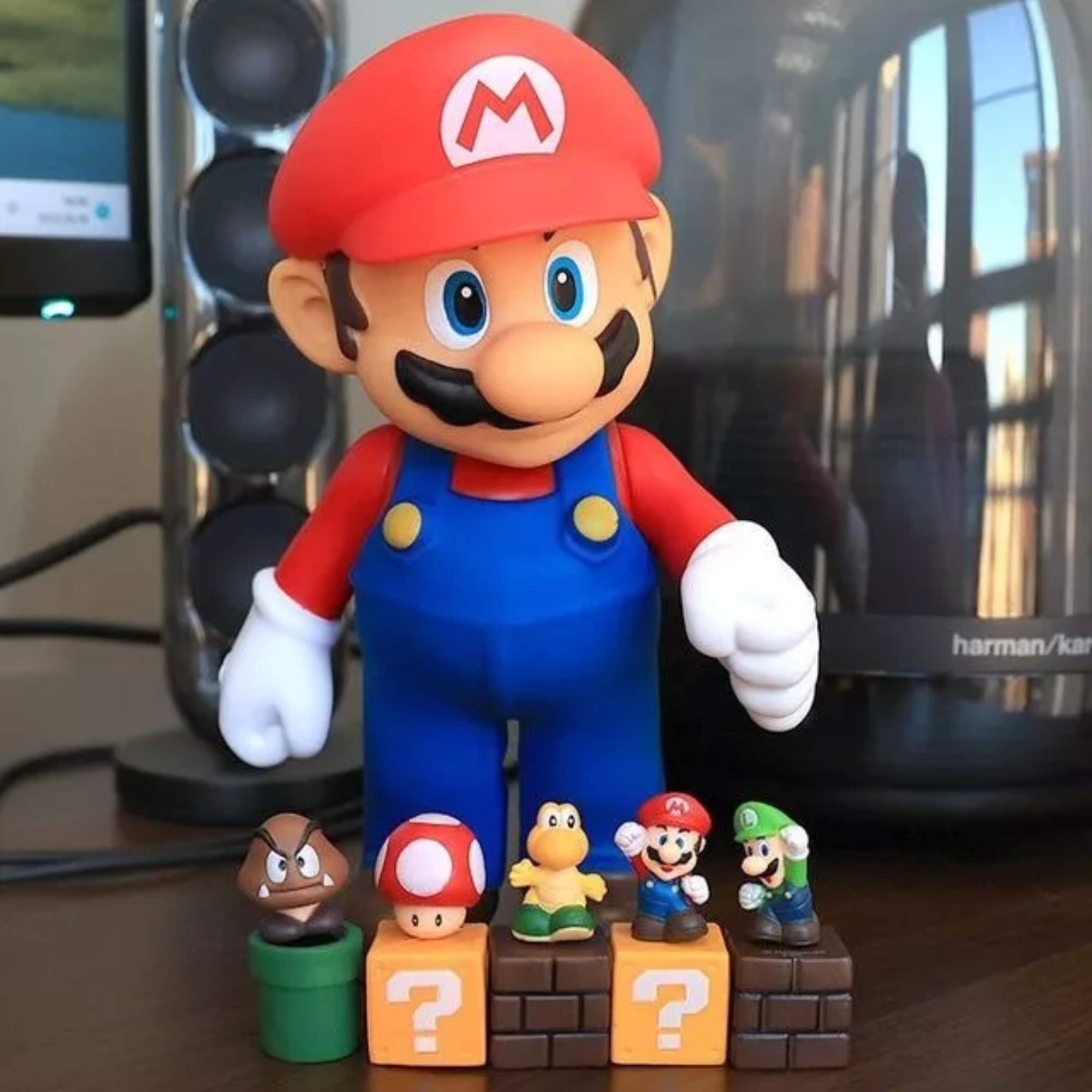 Figura Super Mario Bros 22cm Muñeco De Colección Decoración