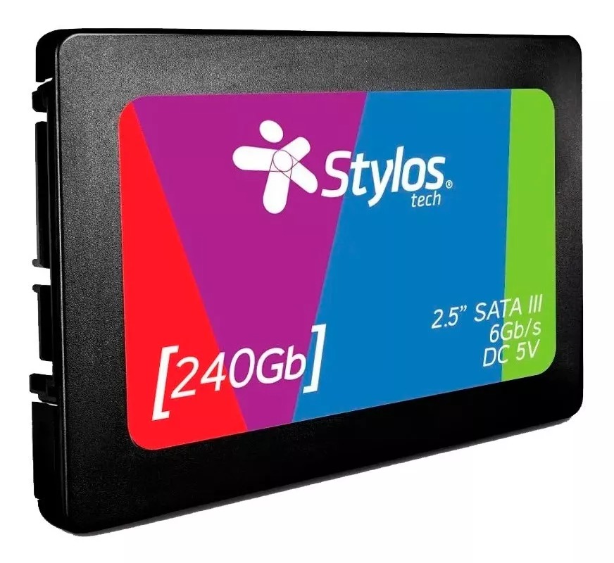 Stylos Disco Duro Solido Ssd Sata Pc Laptop 240gb Interno Color Negro