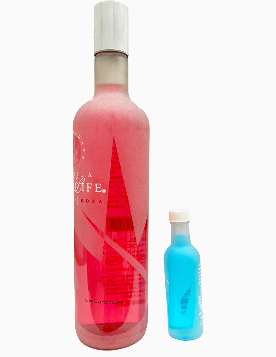 Tequila Tequilife Blanco Rosa 750 Ml Con 50 Ml Reposado