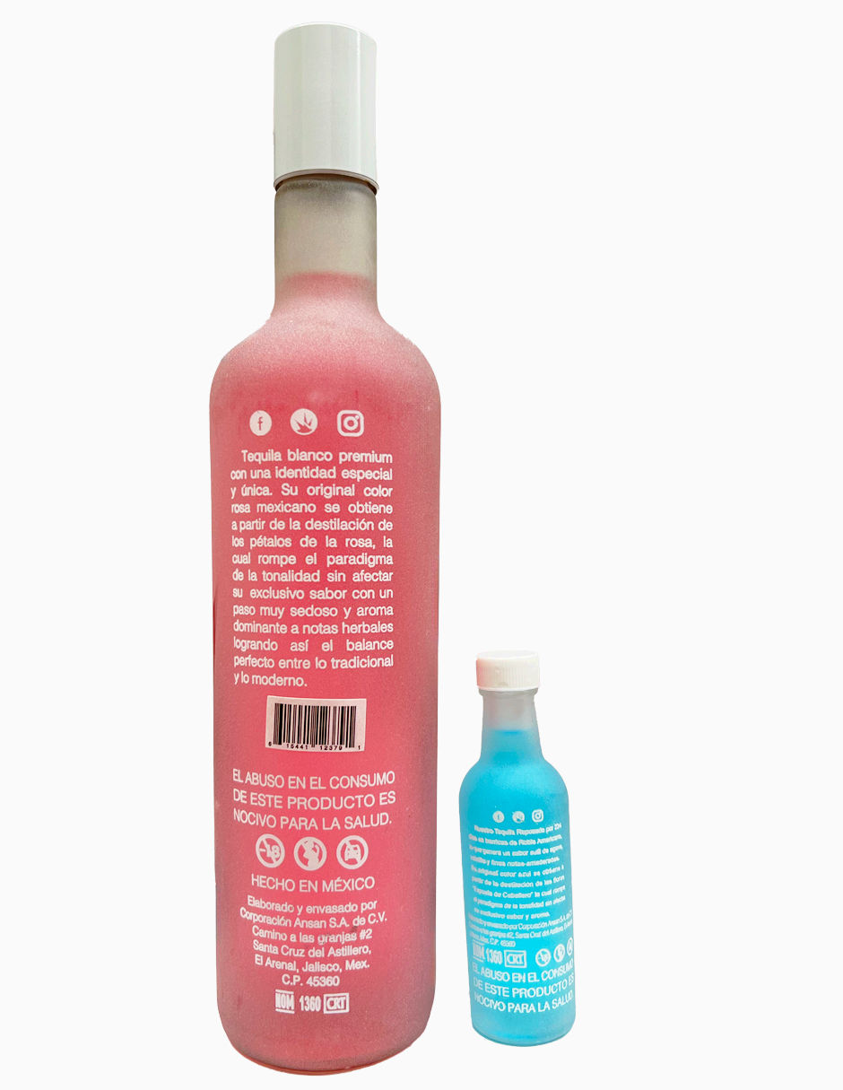 Tequila Tequilife Blanco Rosa 750 Ml Con 50 Ml Reposado