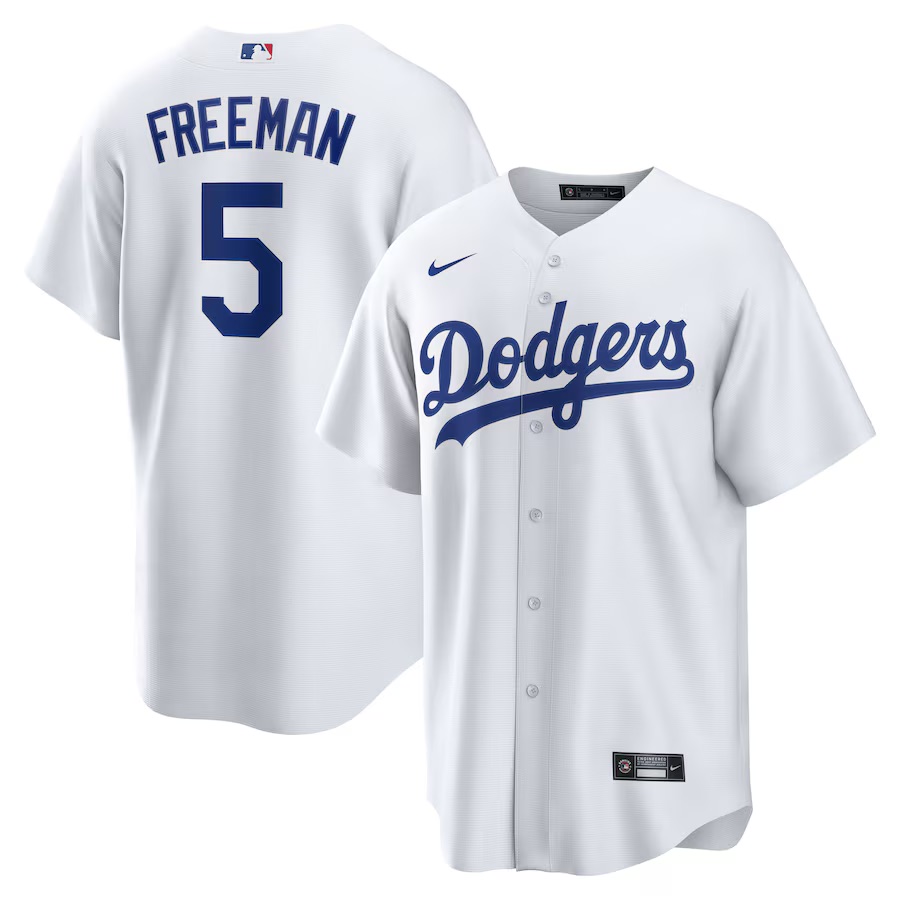  Jersey Original Nike Beisbol MLB Dodgers Los Angeles Freeman #5 T770-LDWH