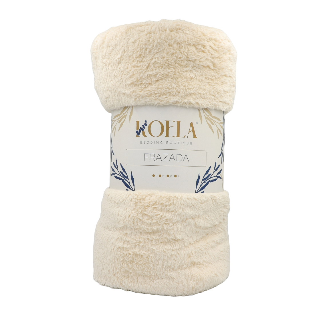 Frazada Cobija Manta Ligera de Borrega, Calientita y Ultra Suave, Frazada para Cama y sillón, Medida Matrimonial Jumbo (1.90x2.25m)