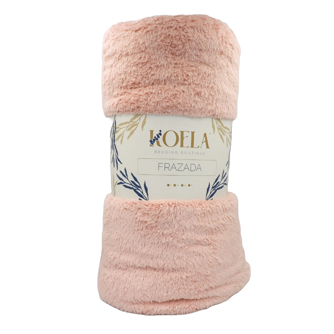 Frazada Cobija Manta Ligera de Borrega, Calientita y Ultra Suave, Frazada para Cama y sillón, Medida Matrimonial Jumbo (1.90x2.25m)