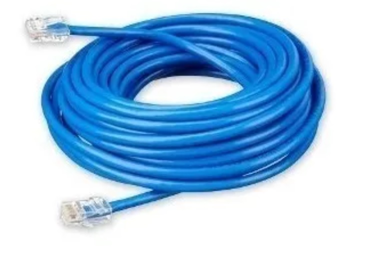 Paquete de 2 Cables Red Ethernet Cat 6e Interior 5m c/u AZUL.