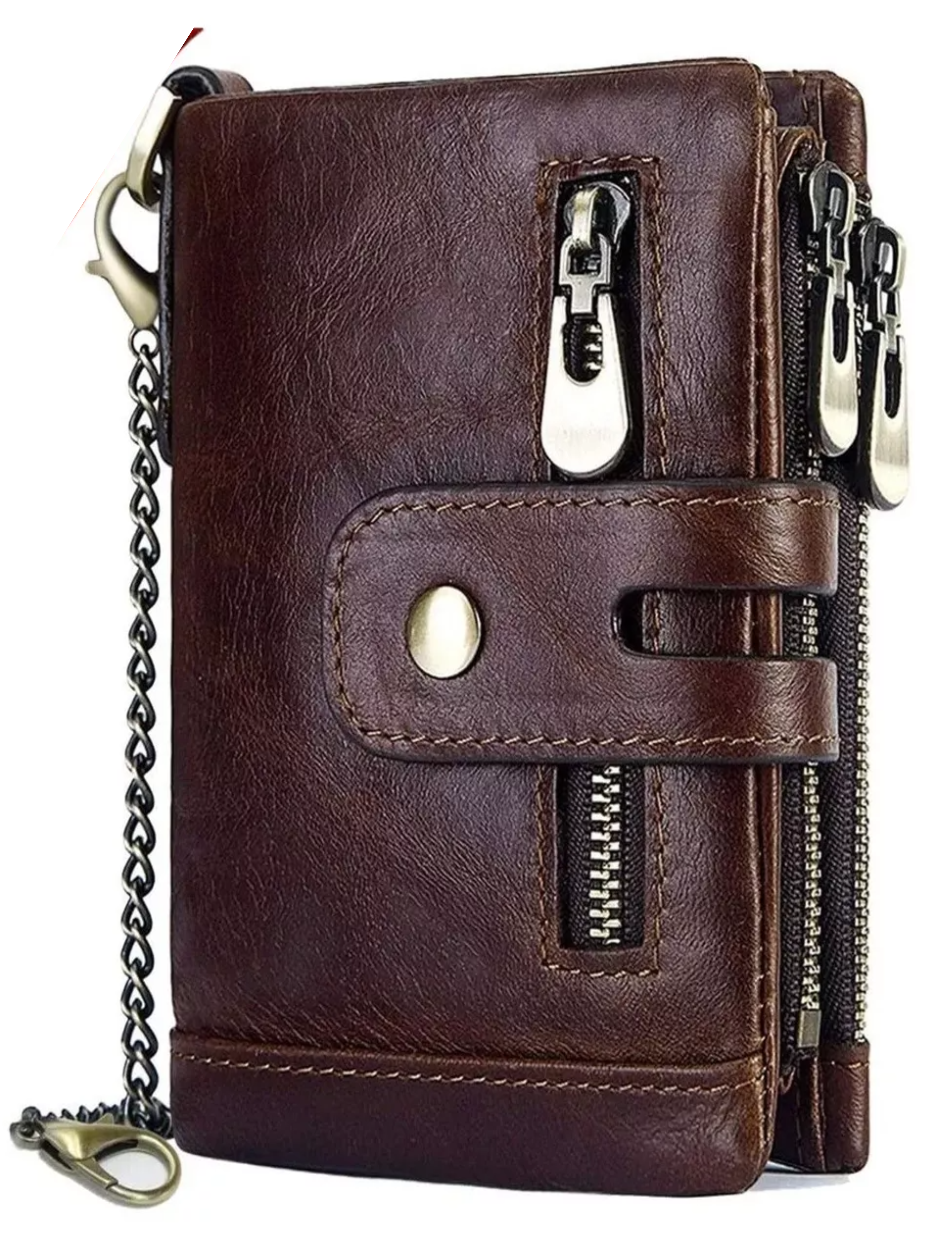 Cartera Caballero Corta Billetera Tarjetero De Piel Regalo